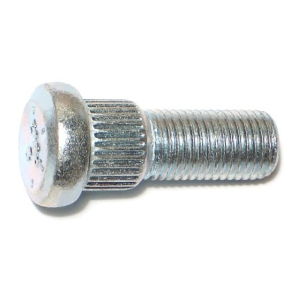 Midwest Fastener 7/16"-20 x 1-5/16" Zinc Plated Steel Fine Thread Automotive Wheel Studs 6PK 75401 - main